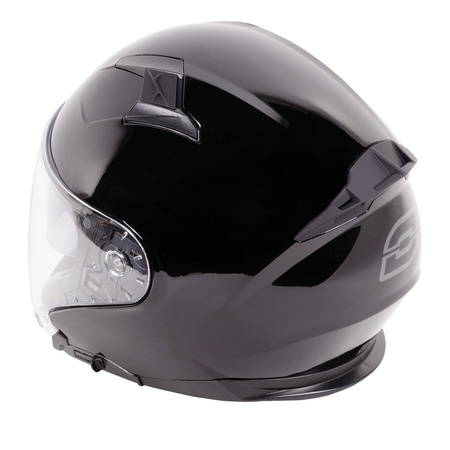 Kask otwarty OZONE SQUARE GLOSS BLACK czarny