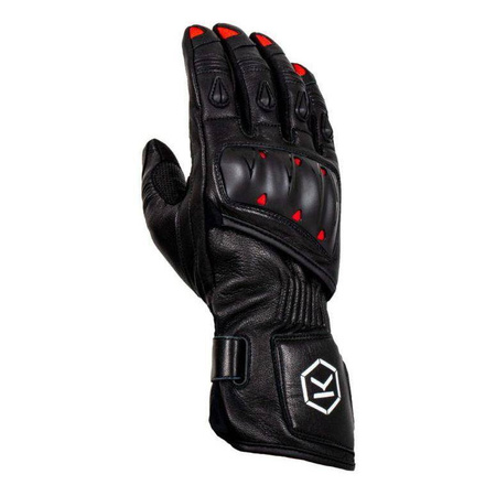 Rękawice sportowe KNOX OULTON MK2 BLACK/RED czarny czerwony