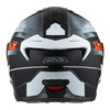 Kask szczękowy NZI COMBI 3 DUO METRIC BLACK RED MATT czarny czerwony