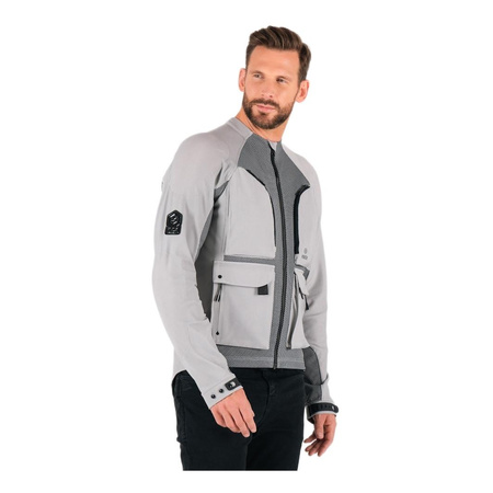 Kurtka tekstylna KNOX TOR LIGHT GREY szary