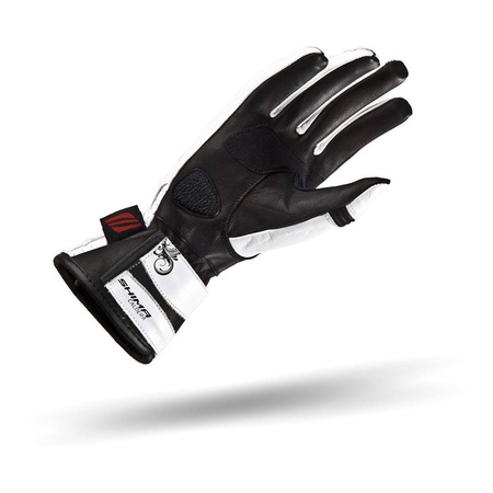 Rękawice szosowo-turystyczne damskie SHIMA CALDERA BIALA biały czarny