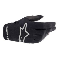 Rękawice cross ALPINESTARS RADAR BLACK/BRUSHED SILVER czarny srebrny