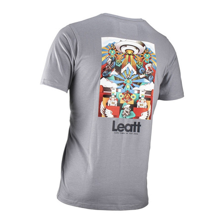Koszulka T-shirt LEATT CORE TITANIUM szary