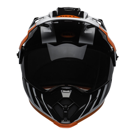 Kask integralny BELL MX-9 ADVENTURE MIPS DASH BLACK/WHITE/ORANGE biały czarny pomarańczowy
