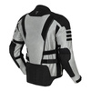 Kurtka tekstylna REBELHORN SCANDAL II SILVER/BLACK srebrny czarny
