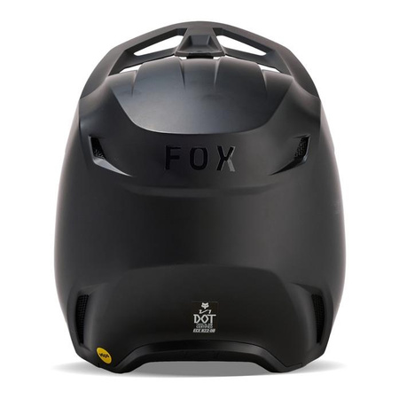 Kask cross FOX V1 SOLID BLACK MATT czarny mat