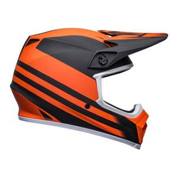 Kask cross BELL MX-9 MIPS DISRUPT MATTE BLACK/ORANGE czarny pomarańczowy