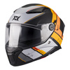 Kask integralny AXXIS PANTHER SV VALVE B4 MATT żółty pomarańczowy szary czarny