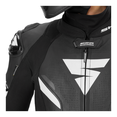 Kombinezon jednoczęściowy SHIMA HYPER RS BLACK/WHITE czarny biały