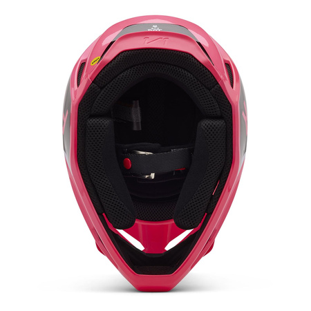 Kask cross FOX V1 LEAN PINK różowy biały