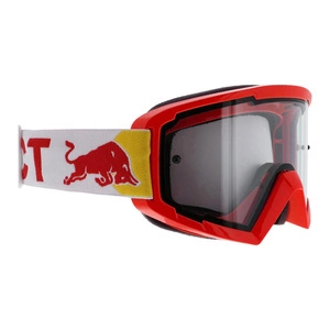 Gogle motocyklowe RED BULL SPECT WHIP RED SZYBA CLEAR FLASH/CLEAR czerwony