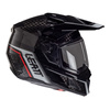 Kask cross z goglami LEATT KIT ADV 9.5 V25 CARBON czarny biały