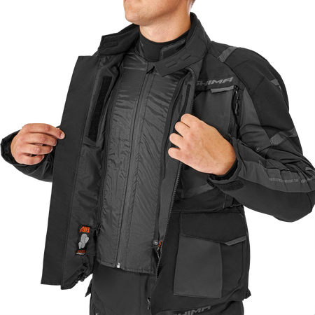 Kurtka tekstylna SHIMA HERO 2.0 MEN BLACK czarny