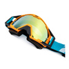 Gogle motocyklowe IMX SAND ORANGE MATT/BLUE/WHITE SZYBA ORANGE IRIDIUM + CLEAR pomarańczowy niebieski biały