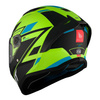 Kask integralny MT STINGER 2 ZIVZE MATT BLACK/FLUO czarny żółty fluo niebieski
