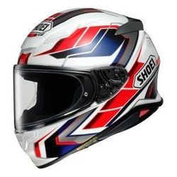 Kask integralny SHOEI NXR2 Prologue TC-10 biały czerwony granatowy szary