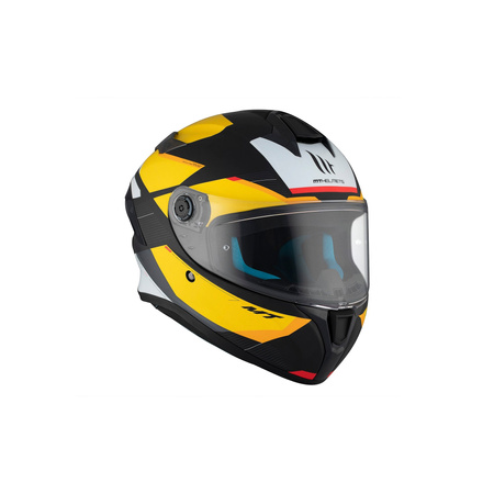 Kask integralny MT TARGO S KAY B3 MATT czarny żółty biały