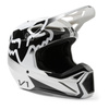 Kask cross FOX V1 LEED BLACK/WHITE biały czarny
