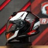 Kask szczękowy SHOEI NEOTEC 3 GRASP TC-5 czarny biały czerwony