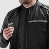 Kurtka tekstylna OZONE RIDER BLACK czarny