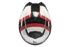 Kask szczękowy MT ATOM 2 SV EMALLA MATT WHITE/BLACK/RED biały czarny czerwony
