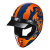 Kask integralny HJC V60 FLAME BLACK/RED czarny czerwony