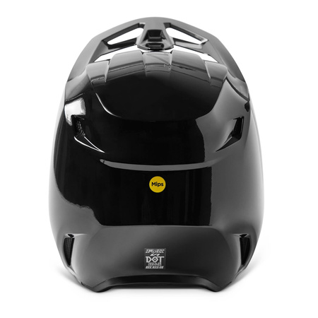Kask cross FOX V1 SOLID BLACK czarny