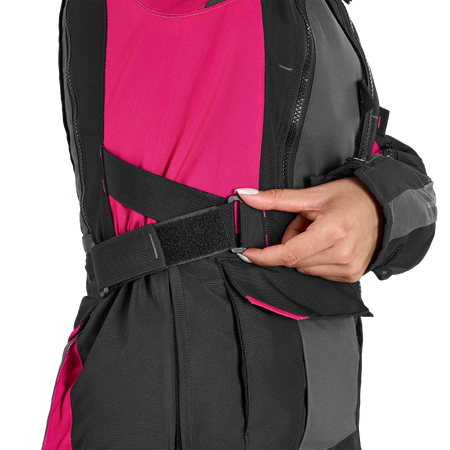 Kurtka tekstylna damska SHIMA HERO 2.0 LADY PINK czarny szary różowy