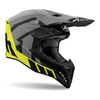 Kask cross AIROH WRAAAP RELOADED YELLOW MATT szary żółty