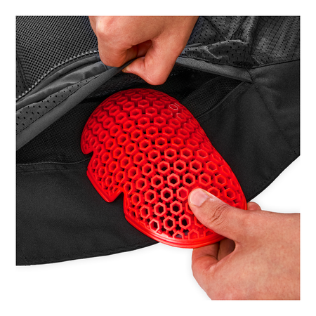 Kurtka tekstylna SHIMA X-MESH 2.0 RED czarny czerwony