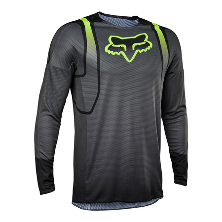 Bluza cross FOX 360 VIZEN BLACK szary czarny żółty fluo