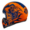 Kask integralny HJC V60 FLAME BLACK/RED czarny czerwony