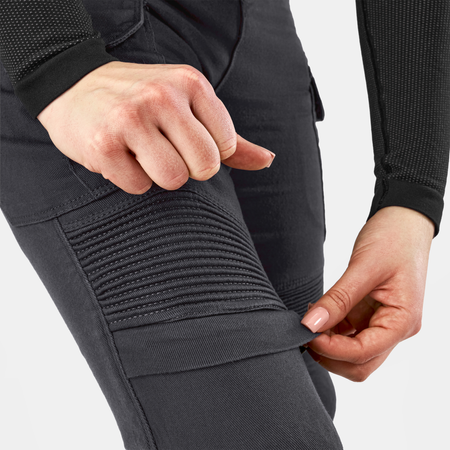 Jeansy motocyklowe damskie SHIMA GIRO 3.0 LADY GREY