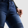 Jeansy motocyklowe damskie REBELHORN AGNESS 2 MONOLAYER WASHED BLUE niebieski