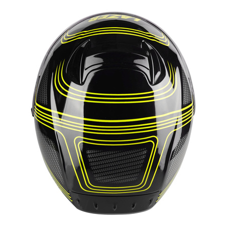 Kask integralny LAZER RAFALE DARKSIDE BLACK/YELLOW czarny żółty fluo srebrny