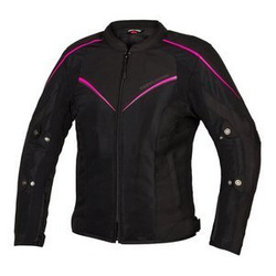 Kurtka tekstylna damska REBELHORN HIFLOW IV LADY BLACK/FLO PINK czarny różowy