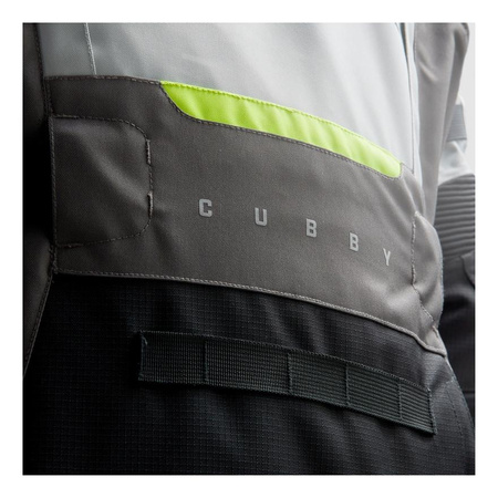 Kurtka tekstylna REBELHORN CUBBY V BLACK/GREY/FLUO YELLOW czarny szary żółty fluo