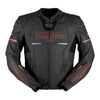 Kurtka skórzana FURYGAN NITROS BLACK/RED czarny czerwony