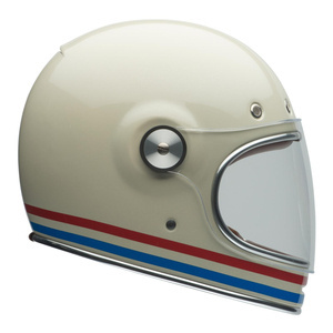 Kask integralny BELL BULLITT STRIPES PEARL WHITE/OXBLOOD/BLUE biały czerwony niebieski