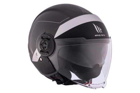 Kask otwarty MT VIALE SV S 68 UNIT MATT GREY szary czarny biały