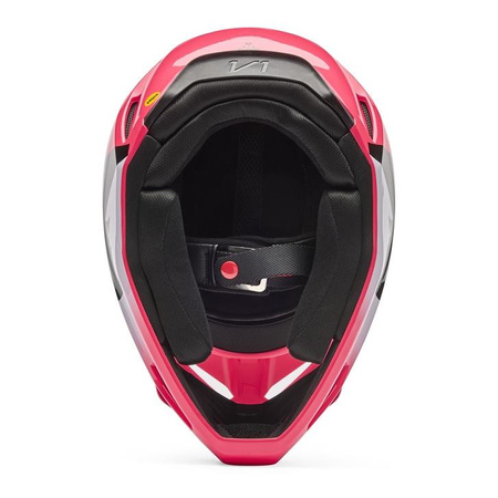 Kask cross FOX V1 SHIELD PINK różowy czarny