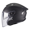 Kask otwarty AXXIS BLAZER SV SOLID A1 MATT BLACK czarny mat