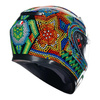 Kask integralny AGV K3 ROSSI WINTER TEST 2018 czerwony niebieski zielony czarny