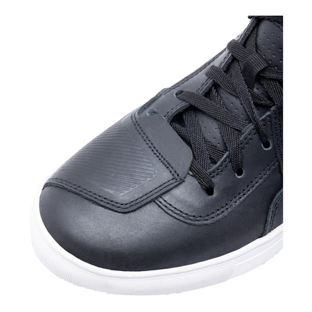 Trampki motocyklowe REBELHORN VANDAL BLACK/WHITE SOLE czarny biały