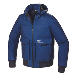 Kurtka tekstylna SPIDI METROMOVER BLACK/BLUE czarny niebieski