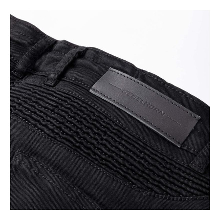 Jeansy motocyklowe REBELHORN VANDAL TWILL BLACK czarny