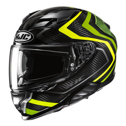 Kask integralny HJC F71 CARBON NEVIO BLACK/GREEN czarny zielony