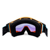 Gogle motocyklowe IMX SAND ORANGE MATT/BLUE/WHITE SZYBA ORANGE IRIDIUM + CLEAR pomarańczowy niebieski biały