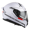 Kask integralny NZI GO RIDER STREAM DUO SOLID WHITE biały