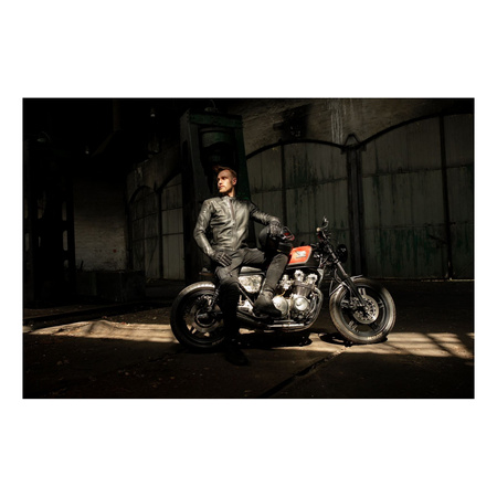 Jeansy motocyklowe SECA SQUARE II BLACK czarny